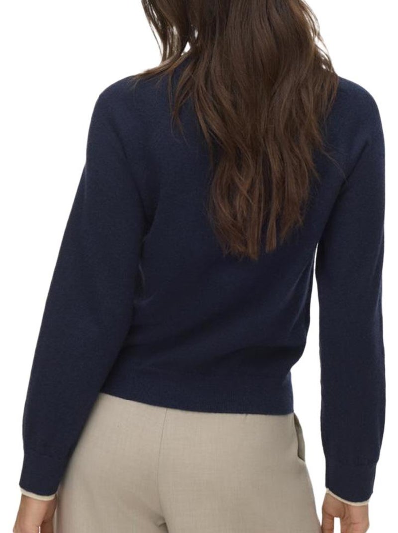 Pull Femme Vero Moda Bleu marine - Kiabi