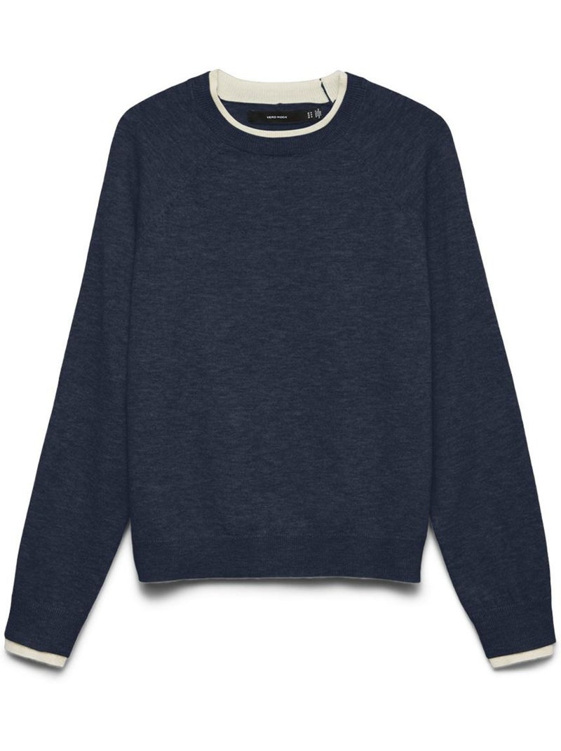Pull Femme Vero Moda Bleu marine - Kiabi