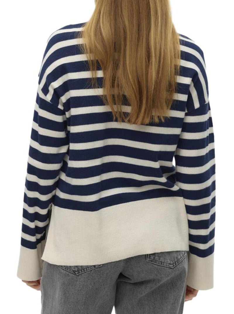 Pull Femme Vero Moda Bleu marine - Kiabi