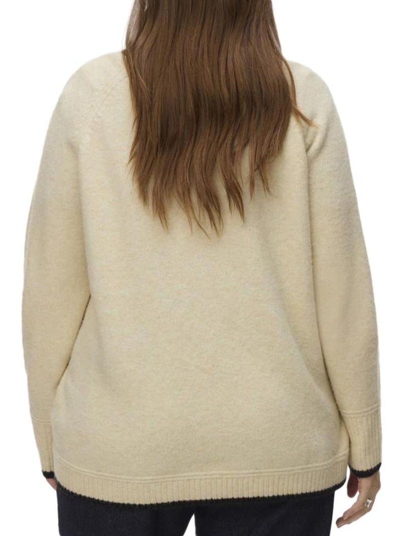 Pull Femme Vero Moda Curve Blanc - Kiabi