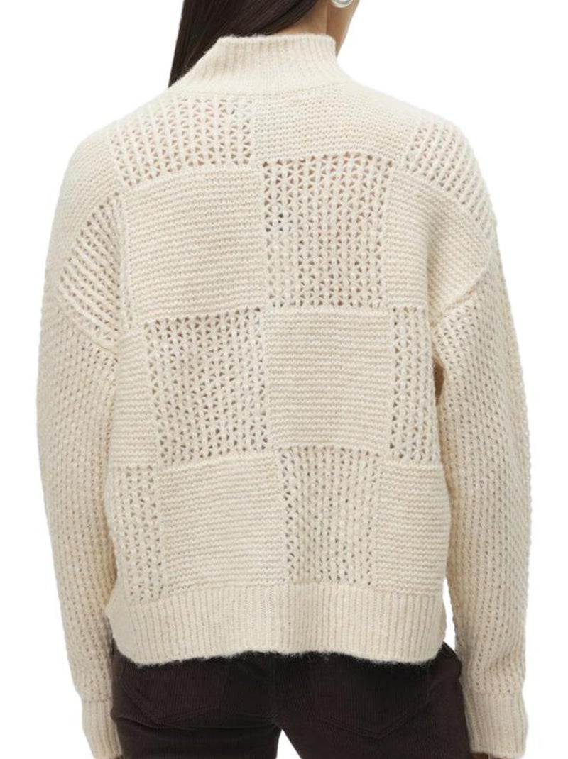 Pull Femme Vero Moda Ecru - Kiabi