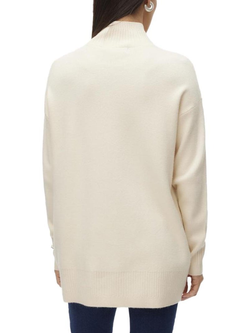 Pull Femme Vero Moda Ecru - Kiabi