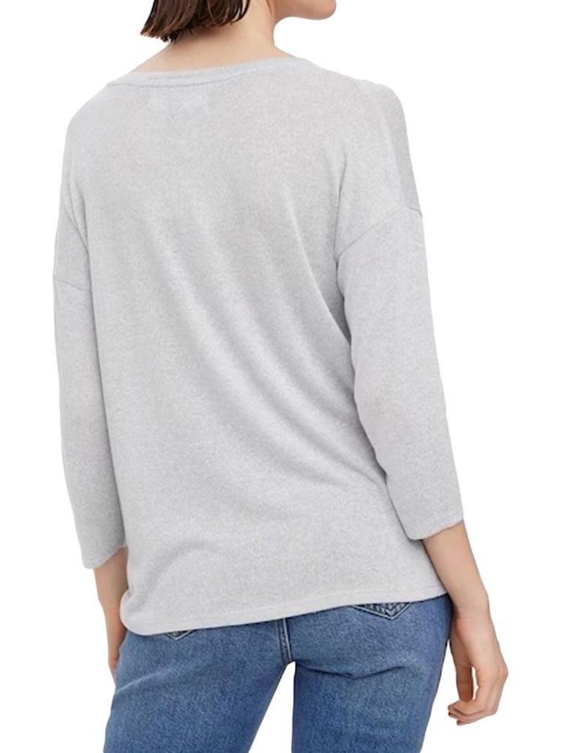 Pull Femme Vero Moda Gris Argenté - Kiabi