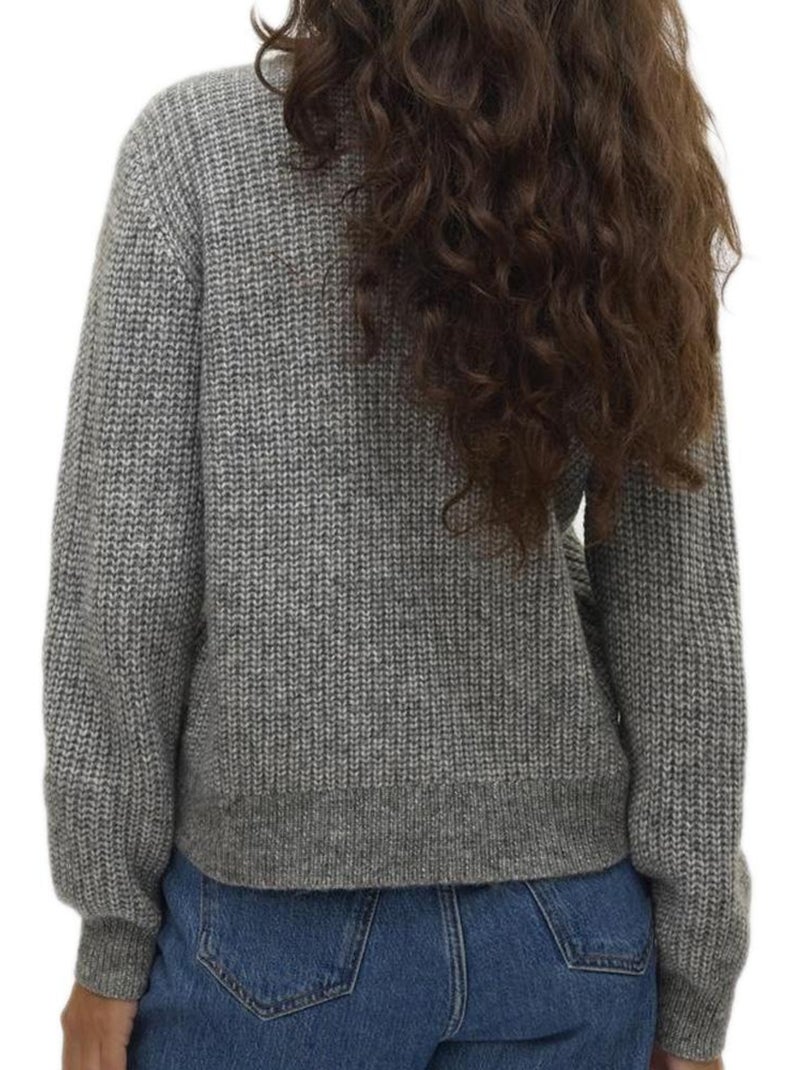 Pull Femme Vero Moda Gris Argenté - Kiabi