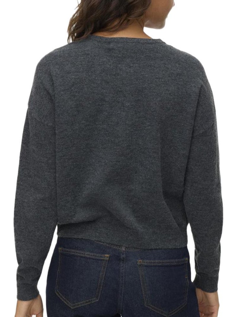 Pull Femme Vero Moda Gris Argenté - Kiabi