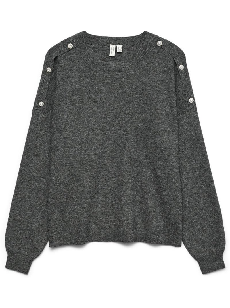 Pull Femme Vero Moda Gris Argenté - Kiabi