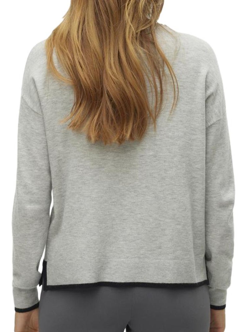 Pull Femme Vero Moda Gris Argenté - Kiabi