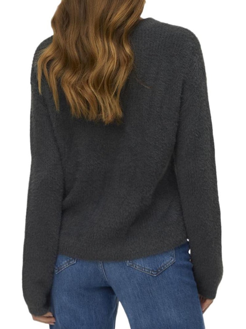 Pull Femme Vero Moda Gris Argenté - Kiabi
