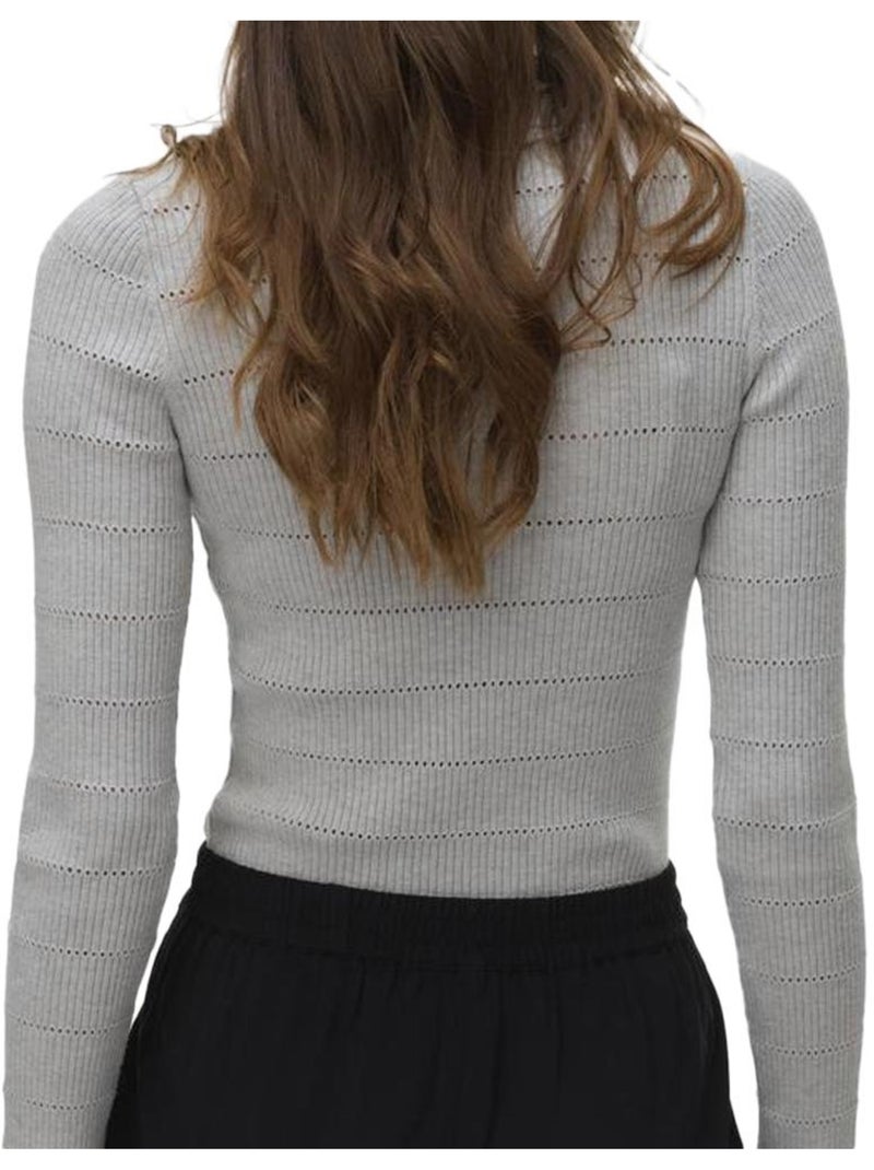 Pull Femme Vero Moda Gris Argenté - Kiabi