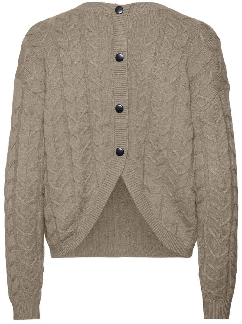 Pull Femme Vero Moda Marron cappuccino - Kiabi