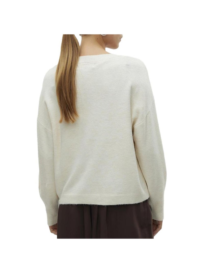 Pull Femme Vero Moda Marron cappuccino - Kiabi