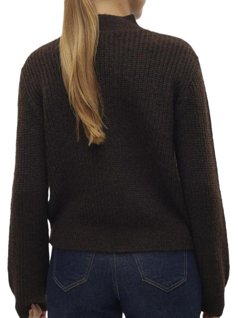 Pull femme vero moda Marron - Kiabi