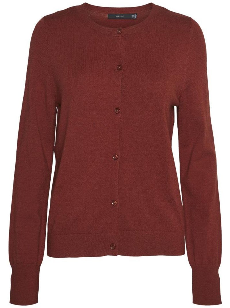 Pull femme vero moda Marron tabac - Kiabi