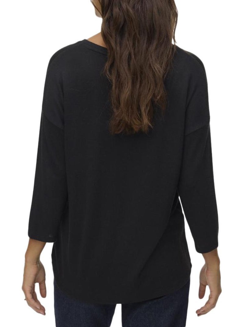 Pull femme vero moda Noir - Kiabi