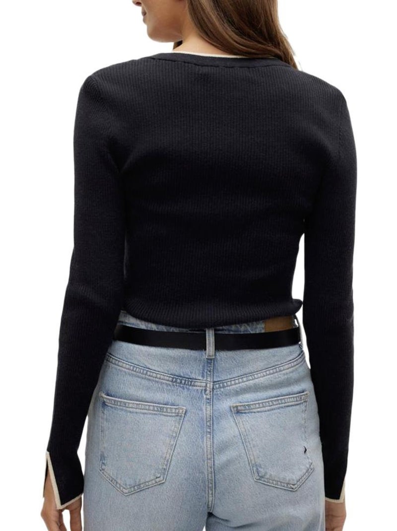 Pull Femme Vero Moda Noir - Kiabi