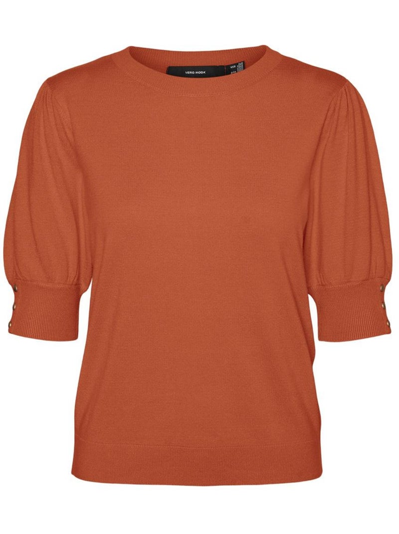 Pull femme vero moda Orange - Kiabi