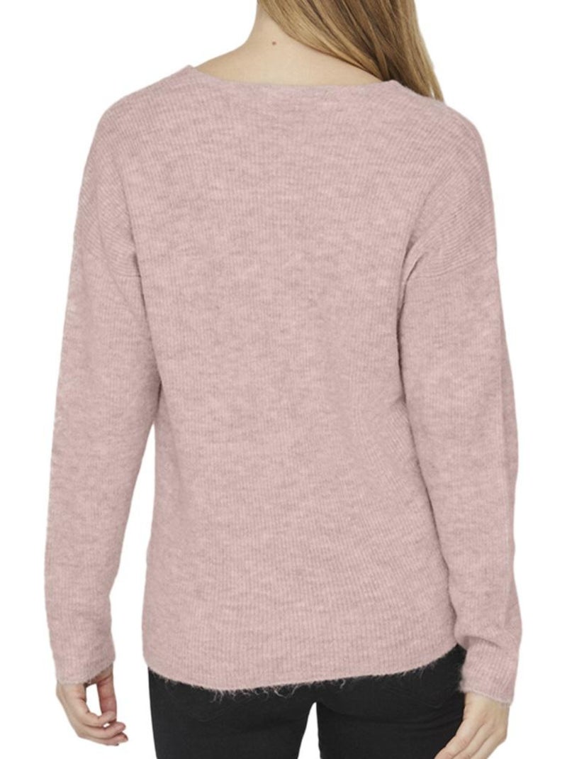 Pull femme vero moda Rose clair - Kiabi