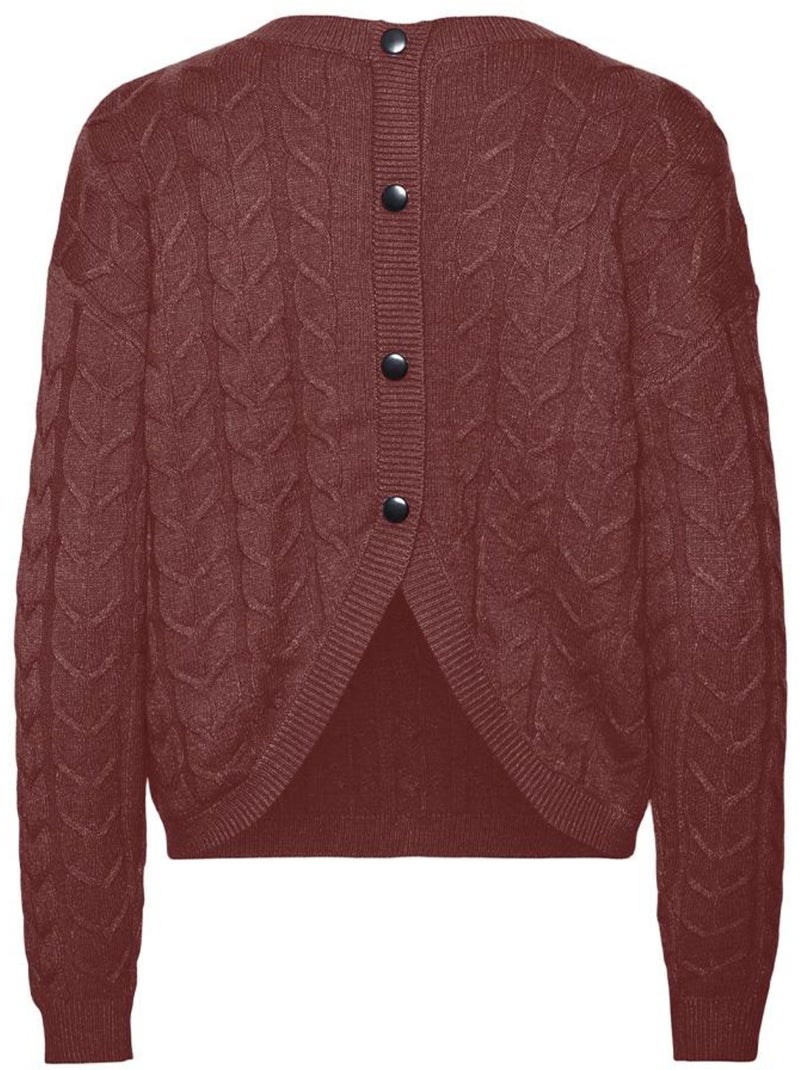 Pull  Femme Vero Moda Tilda Bordeaux - Kiabi