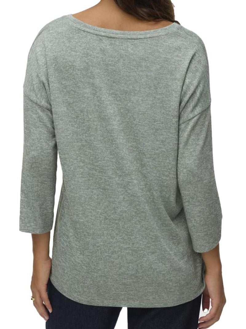 Pull Femme Vero Moda Vert kaki clair - Kiabi