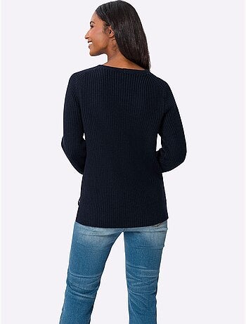 Pull Fentes Sur Les Côtés - Taille Standard - Helline