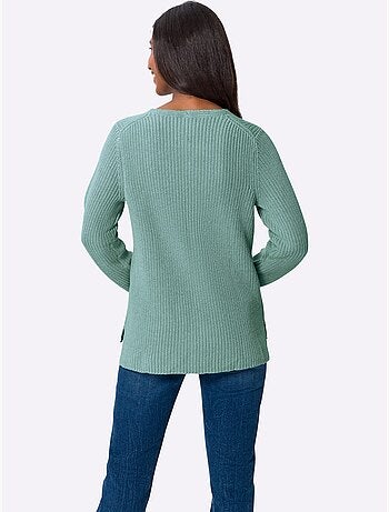 Pull Fentes Sur Les Côtés - Taille Standard - Helline