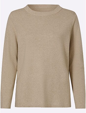 Pull fentes tendance à l'ourlet - taille standard - helline