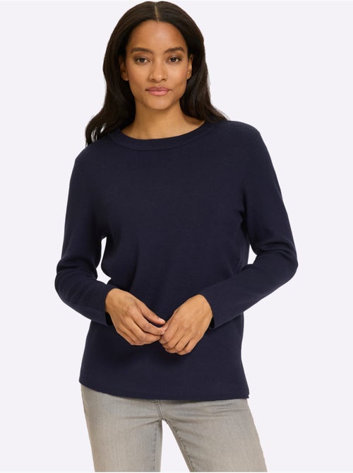 Pull Fentes Tendance à L'ourlet - Taille Standard - Helline - Kiabi Pull Fentes Tendance à L'ourlet - Taille Standard - Helline - Kiabi