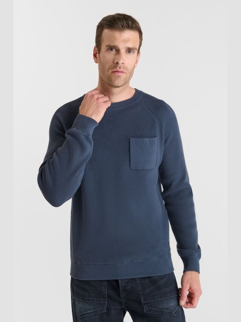 Pull FERBO 'Le Temps Des Cerises' Bleu - Kiabi