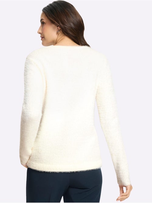 Pull Fil Moelleux à Poils Longs - Taille Standard - Witt - Kiabi