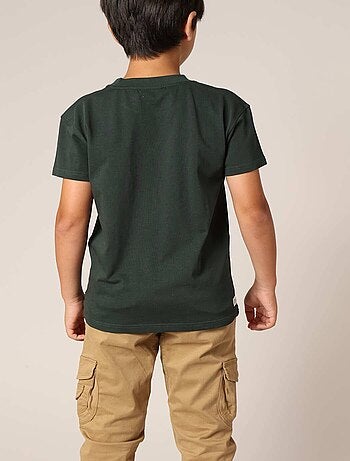 Pull fille en maille avec cœur contrastée 'Deeluxe'