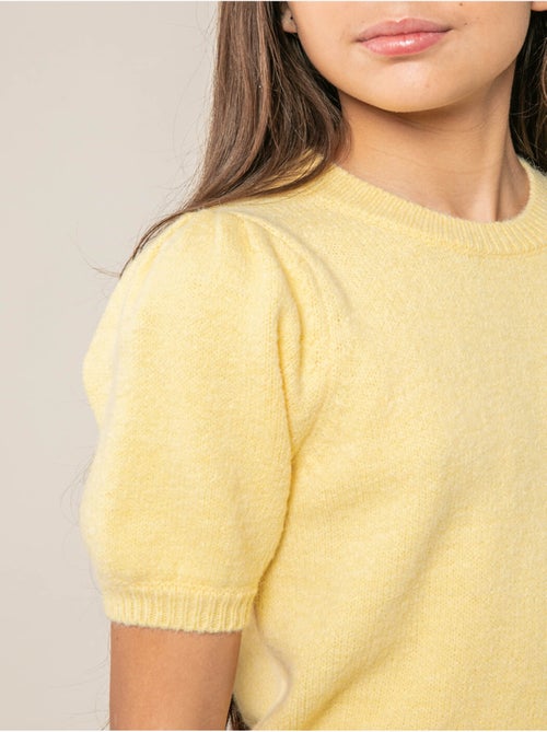 Pull fille en maille douce 'Deeluxe' - Kiabi