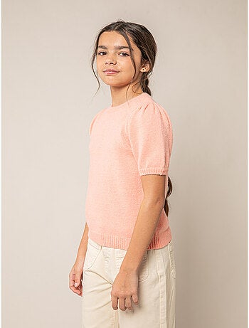 Pull fille en maille douce 'Deeluxe'