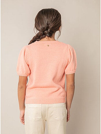 Pull fille en maille douce 'Deeluxe'