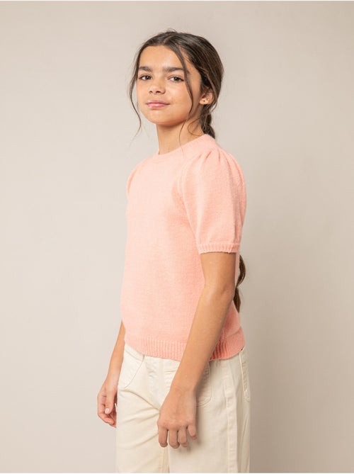 Pull fille en maille douce 'Deeluxe' - Kiabi