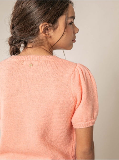 Pull fille en maille douce 'Deeluxe' - Kiabi