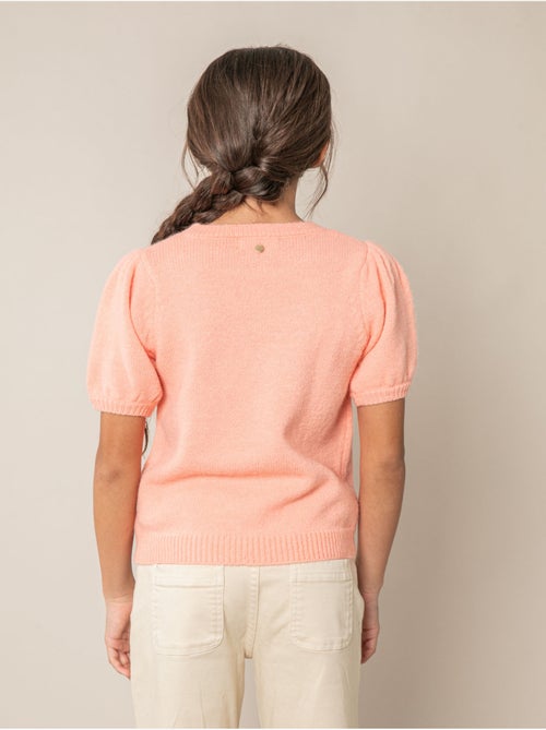 Pull fille en maille douce 'Deeluxe' - Kiabi