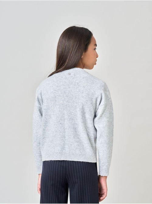 Pull fille maille douce motif ourson 'Deeluxe' - Kiabi Pull fille maille douce motif ourson 'Deeluxe' - Kiabi