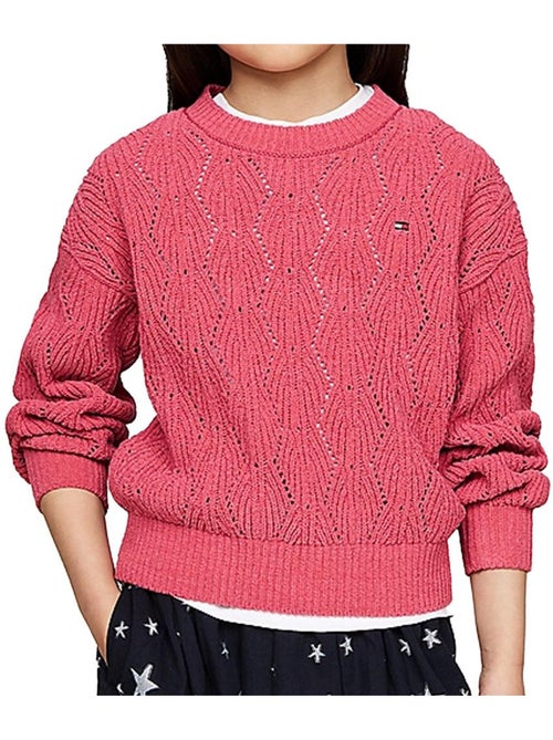Pull Fille Tommy Hilfiger Chenille - Kiabi