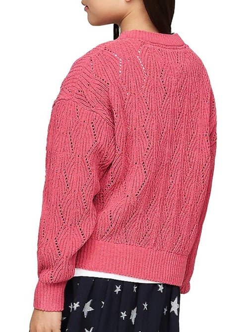 Pull Fille Tommy Hilfiger Chenille - Kiabi