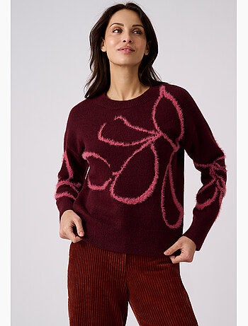 Pull fils poilus fantaisie - Damart