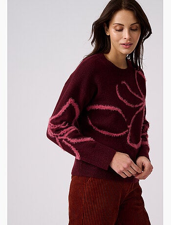 Pull fils poilus fantaisie - Damart