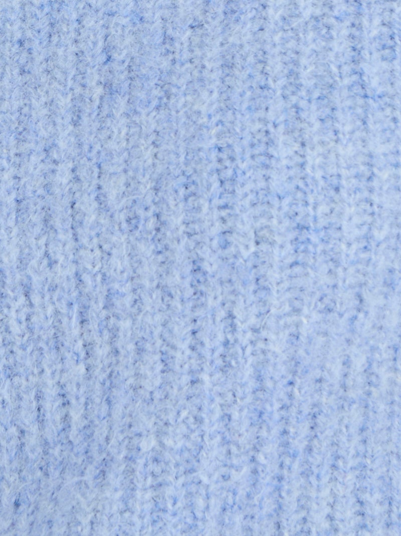 Pull fils poilus Thermolactyl - Damart Bleu ciel - Kiabi