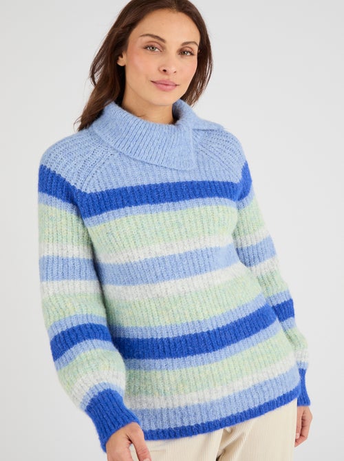 Pull fils poilus Thermolactyl - Damart - Kiabi