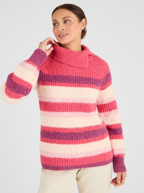 Pull fils poilus Thermolactyl - Damart - Kiabi