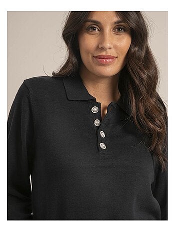 Pull fin col polo KONOR