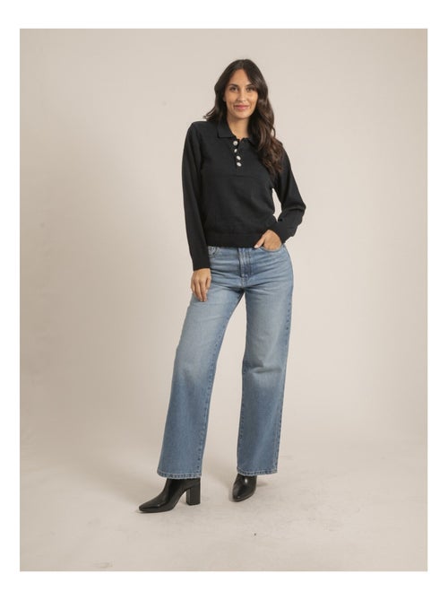 Pull fin col polo KONOR - Kiabi