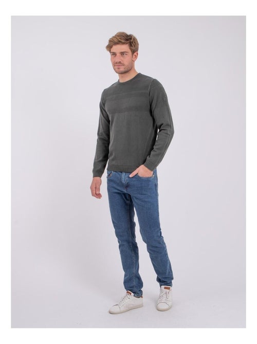Pull fin col rond AMAZARIN - Kiabi