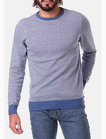 Pull fin col rond