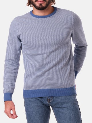 Pull fin col rond