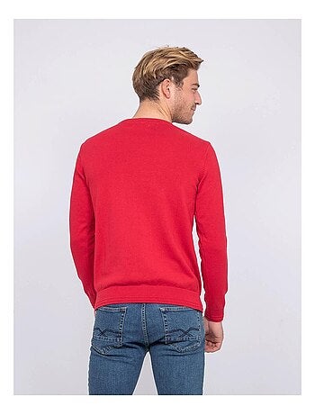 Pull fin col rond coton ACTION